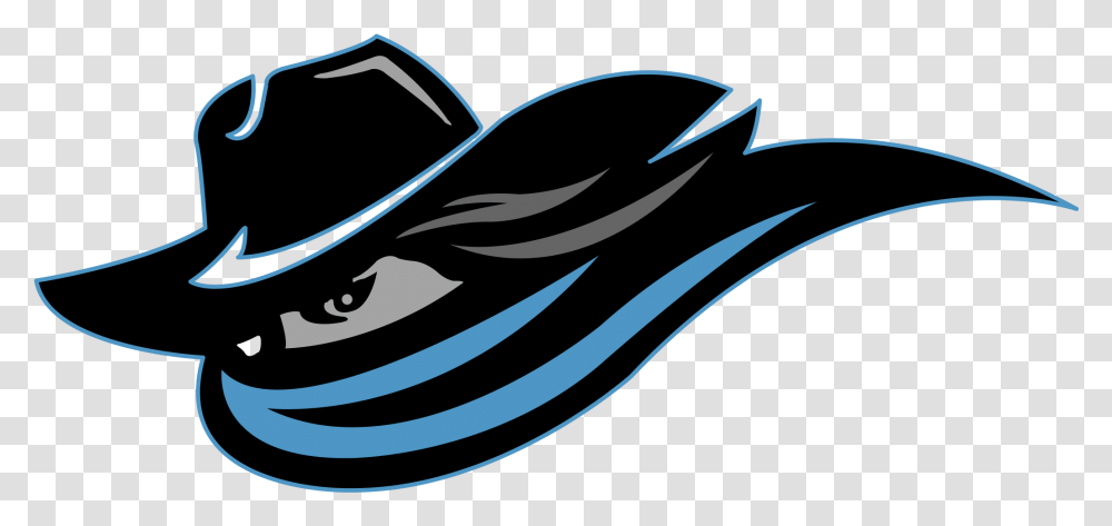 Download Lady Bandits Softball Logo Logo Bandit, Clothing, Apparel, Cowboy Hat, Bow Transparent Png