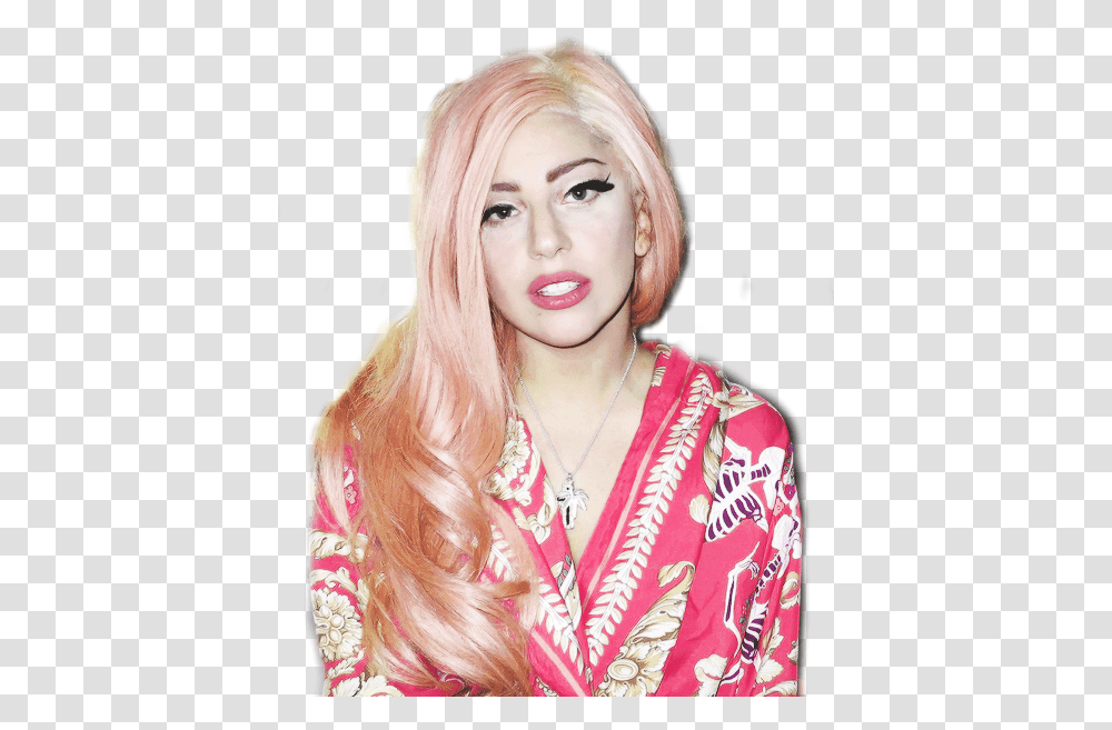 Download Lady Gaga File Lady Gaga Pink, Face, Person, Blonde, Woman Transparent Png