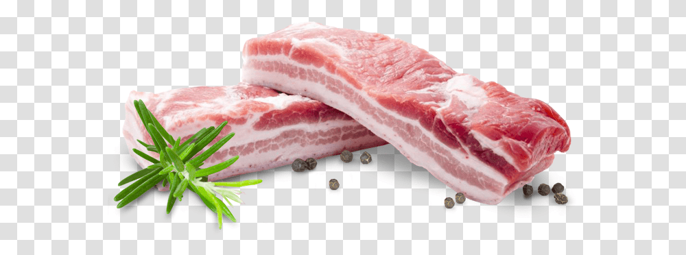 Download Lamb Pork Belly, Food, Bacon, Fungus Transparent Png