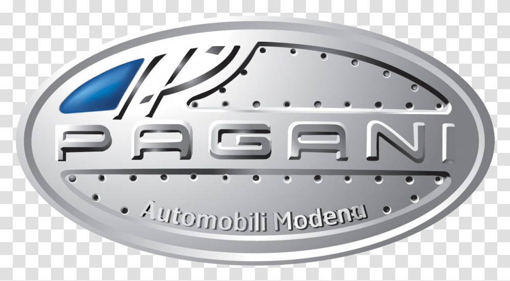 Download Lamborghini Pagani Logo Car Zonda Cars Brands Logo Pagani Zonda R, Jacuzzi, Transportation, Vehicle, Word Transparent Png