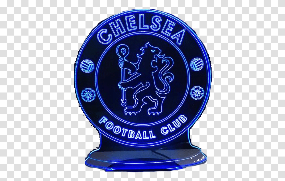 Download Lamp Chelsea Logo Fc Full Size Image Pngkit Chelsea Night Light Led, Symbol, Trademark, Helmet, Clothing Transparent Png