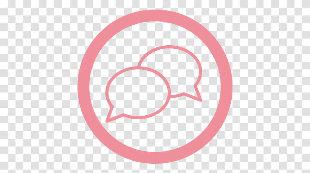 Download Language Icon Pink Image Dot, Face, Rug, Text, Heart Transparent Png
