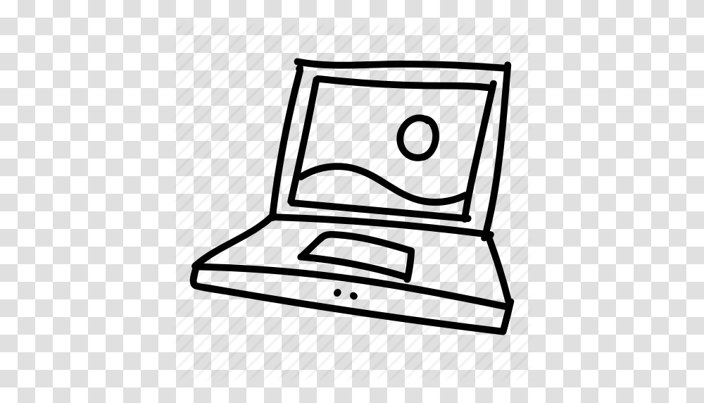 Download Laptop Doodle Clipart Laptop Drawing Clip Art Laptop, Rug, Plan, Plot, Diagram Transparent Png