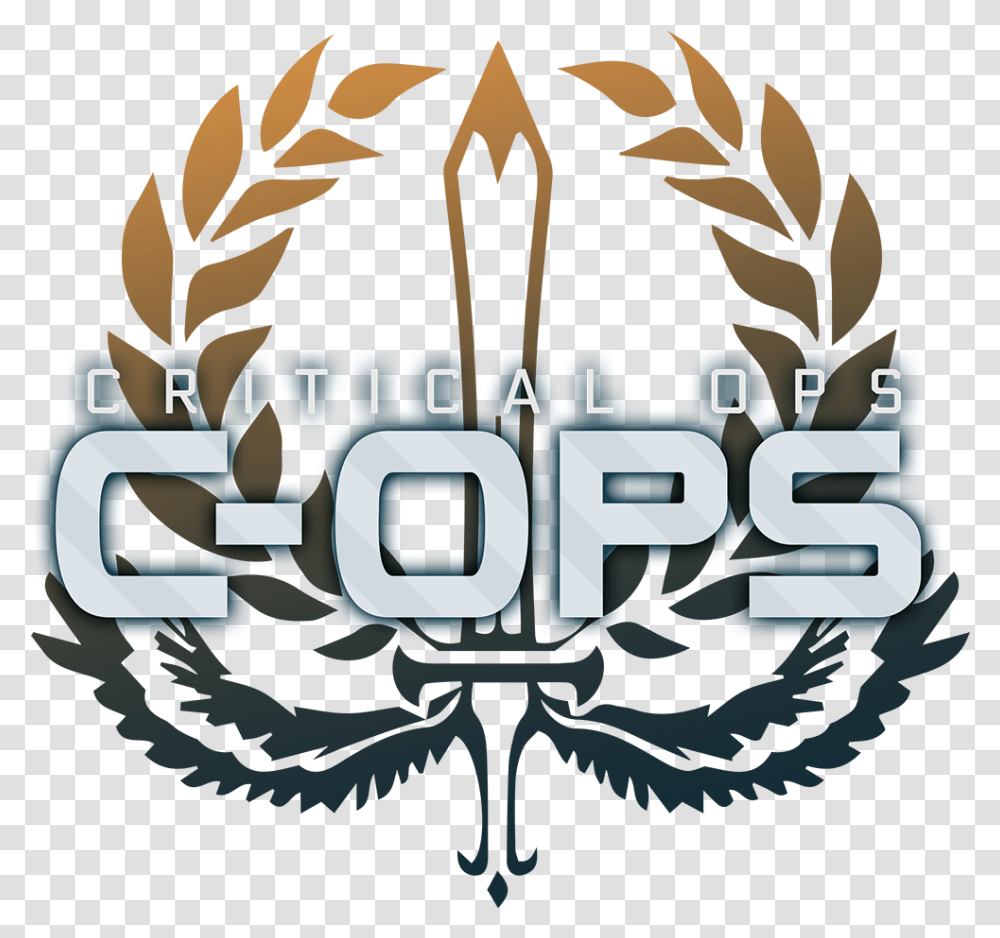 Download Leaf Ops Brand Game Critical Video Android Hq Logo Critical Ops, Symbol, Emblem, Text, Graphics Transparent Png