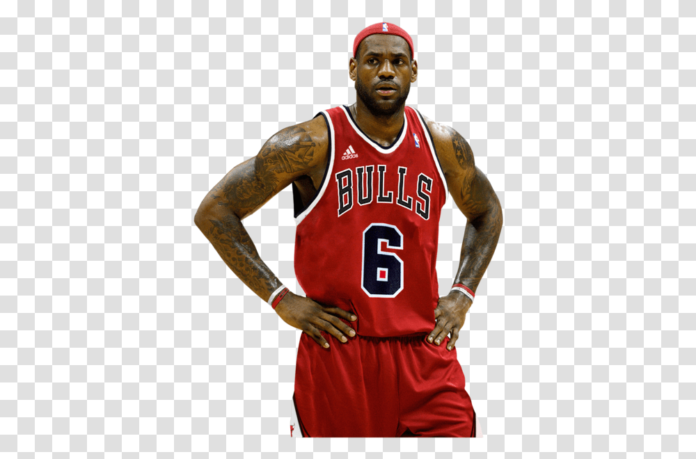 Download Lebron James Signs With Bulls Basketball Player Basketball Player, Person, Clothing, People, Skin Transparent Png