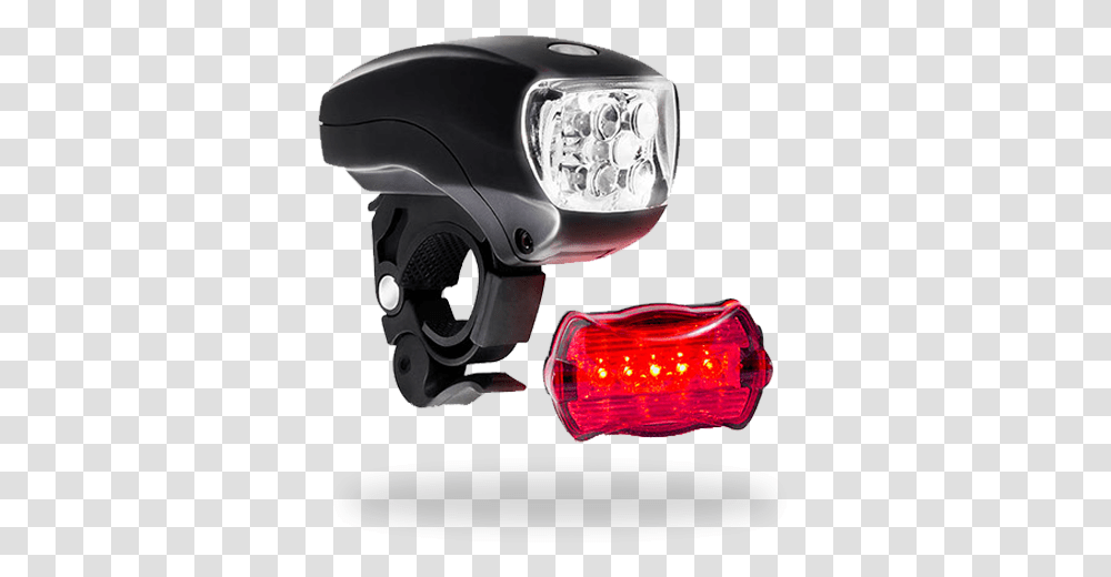 Download Led Bike Light Set Led Bike Light Set Bicycle Bike Led Lights, Helmet, Clothing, Apparel, Lighting Transparent Png