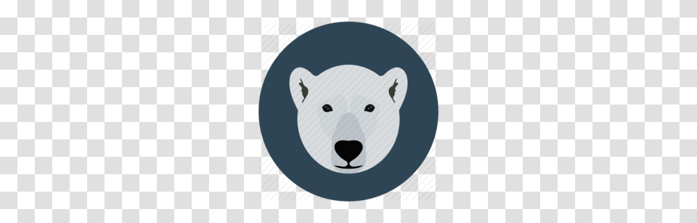 Download Leeds United Smiley Badge Clipart Polar Bear, Animal, Mammal, Wildlife, Snout Transparent Png