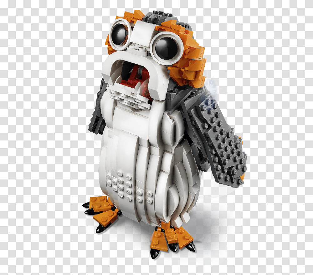 Download Lego Star Porg Lego Star Wars Porg, Toy, Robot, Motor, Machine Transparent Png