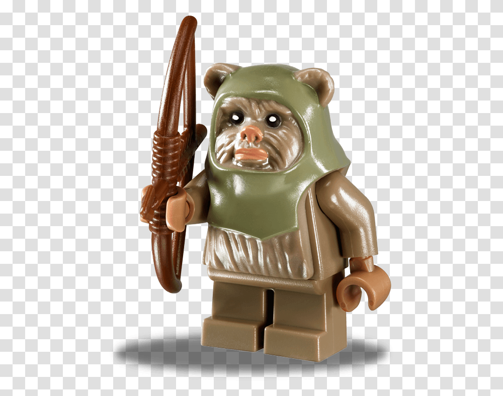 Download Lego Star Wars Ewok Wicket, Toy, Figurine, Sweets, Food Transparent Png