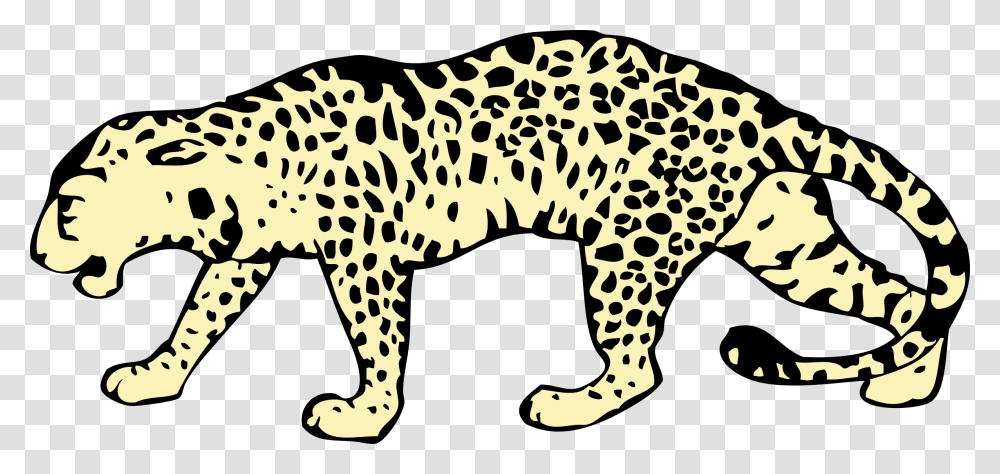 Download Leopard File, Stencil, Mammal, Animal, Panther Transparent Png