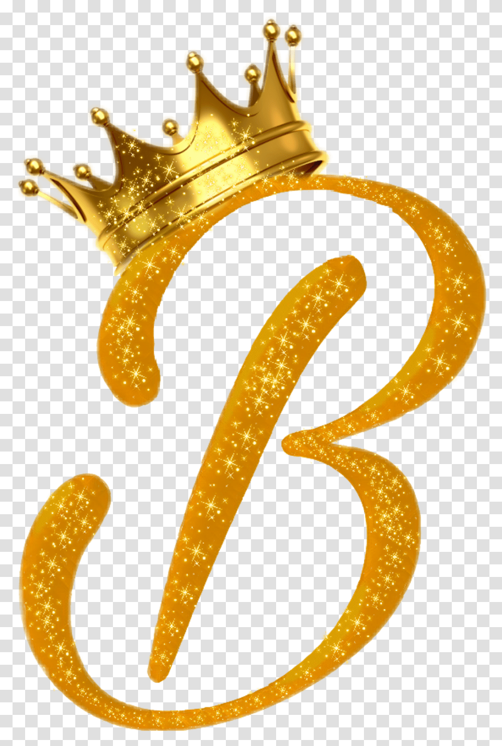 Download Letters Letter B Gold Crown Royal Clip Library Gold Letter B With Crown, Accessories, Accessory, Food, Jewelry Transparent Png