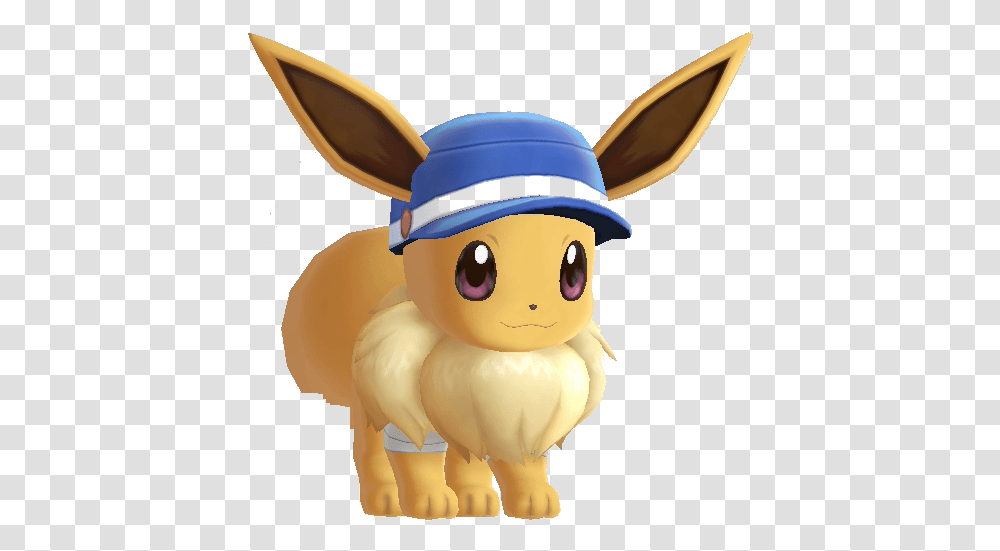 Download Let's Go Eevee Haircut Image With No Background Pokemon Go Elegant Hat, Toy, Animal, Mammal, Rabbit Transparent Png
