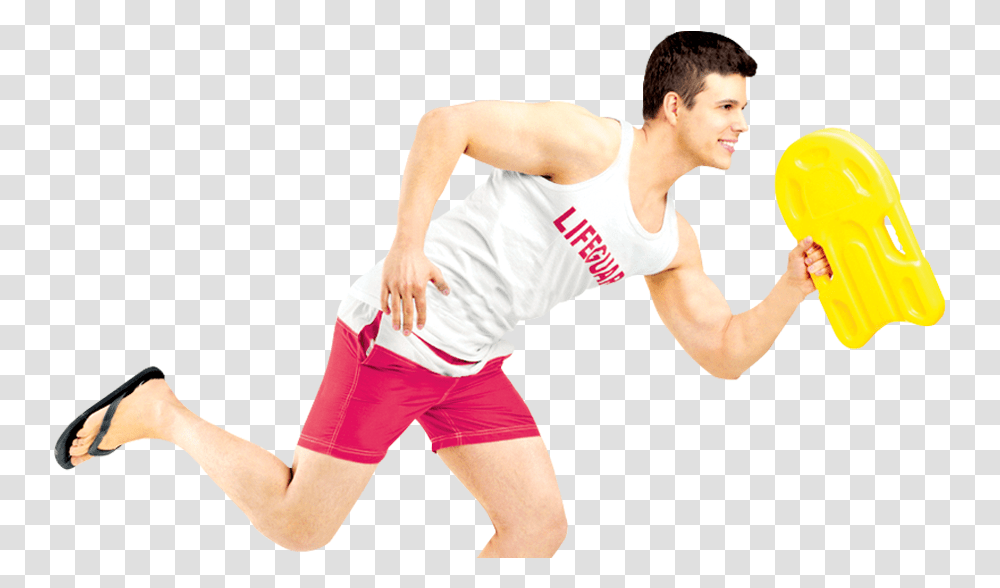 Download Lifeguard Lifeguard, Shorts, Clothing, Person, Working Out Transparent Png