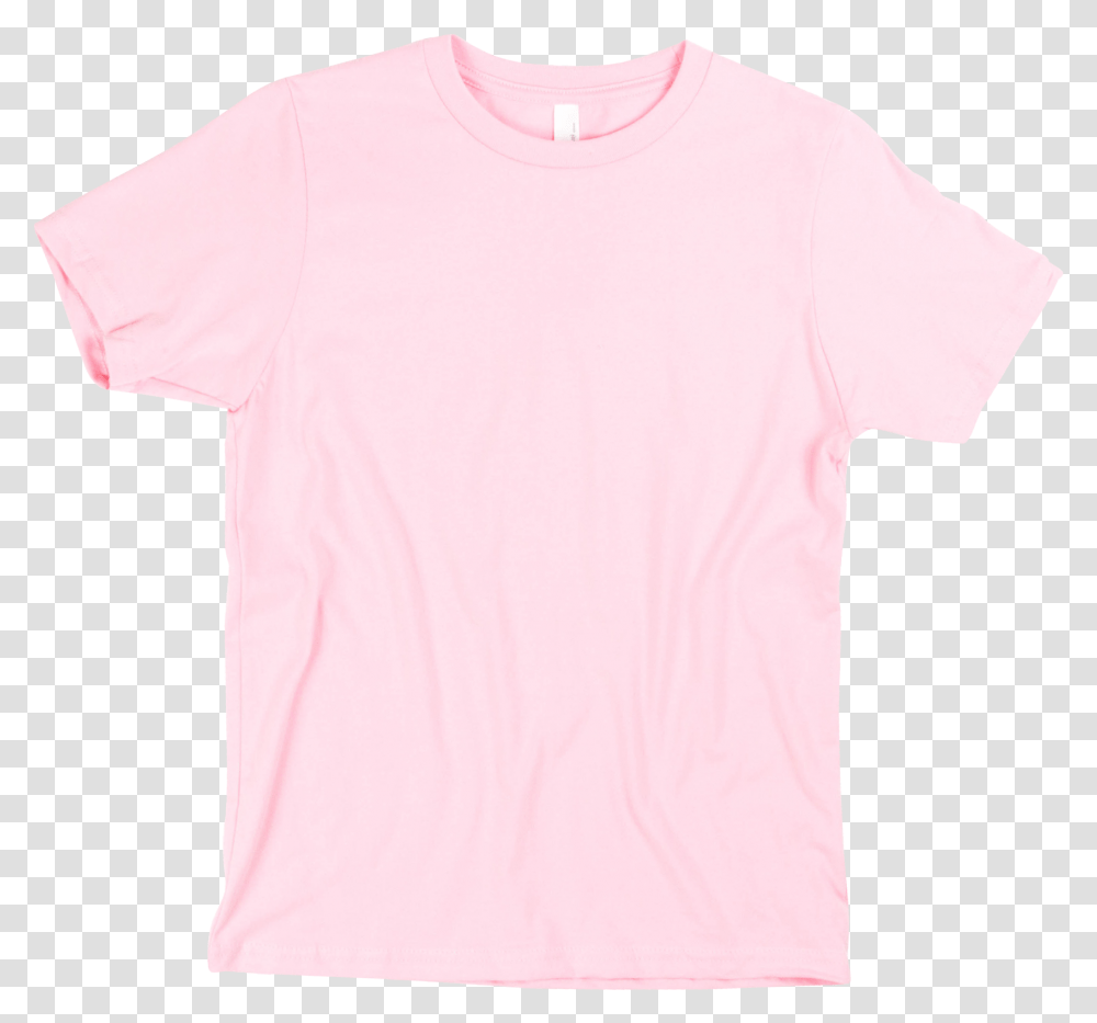 Download Light Pink Background Pink Shirt, Clothing, Apparel, T-Shirt, Sleeve Transparent Png