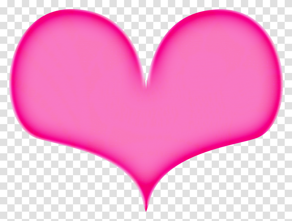 Download Light Pink Heart Clipart Clip Hot Pink Heart Clip Art, Balloon, Cushion, Suit, Overcoat Transparent Png
