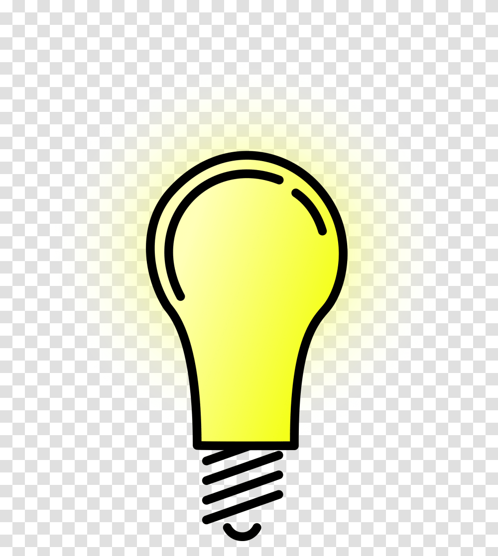 Download Lightbulb Electric Light Free Light Bulb Clip Art, Tennis Ball, Sport, Sports Transparent Png