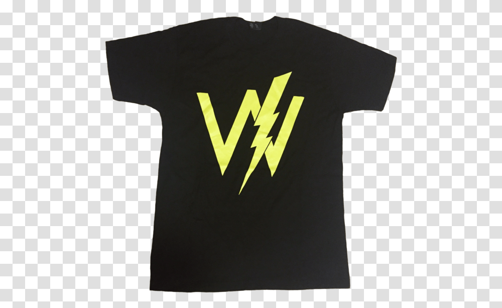 Download Lightning Logo Tee Camisetas Sleeping With Sirens Logos, Clothing, Apparel, T-Shirt Transparent Png