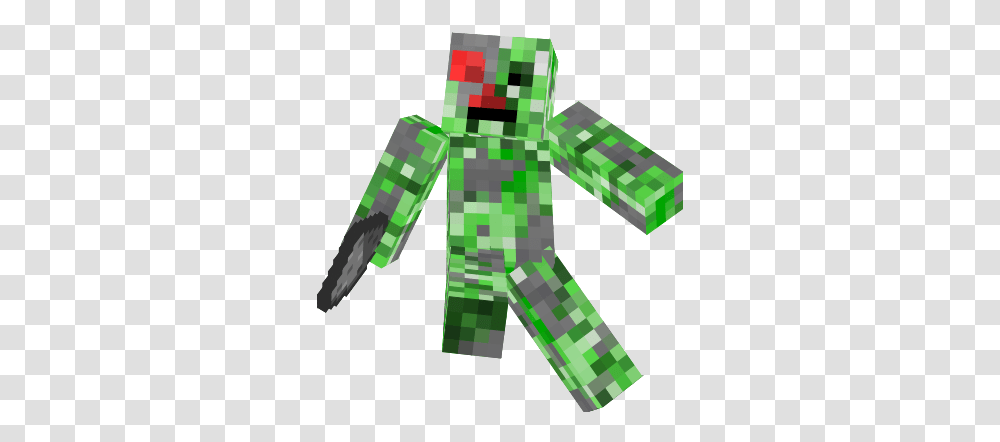 Download Like Maybe It Would Look This But Minecraft Creeper Robot, Tie, Accessories, Accessory, Rubix Cube Transparent Png