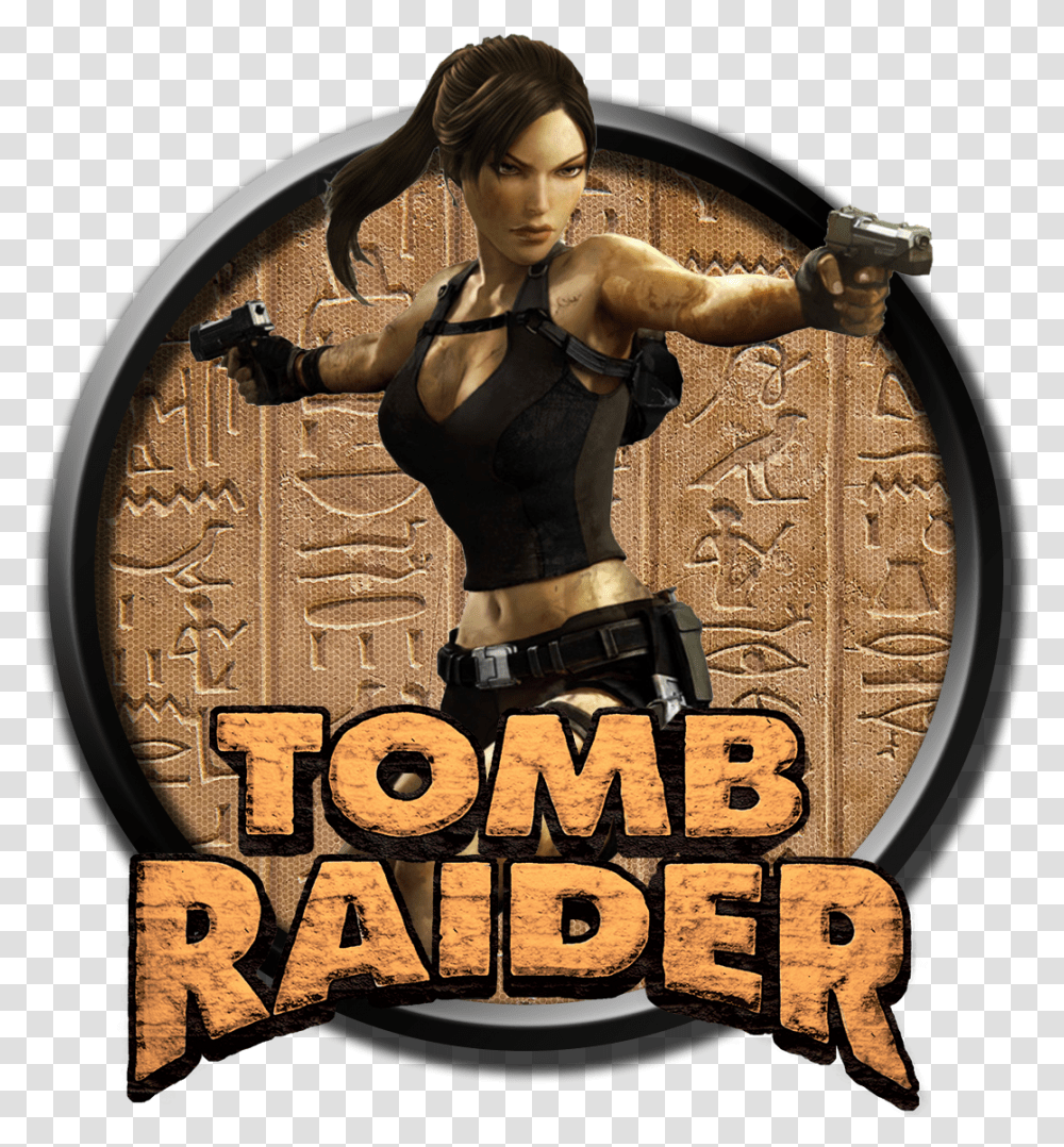 Download Liked Like Share Tomb Raider Image With No Tomb Raider 1 Box Art, Poster, Advertisement, Person, Flyer Transparent Png