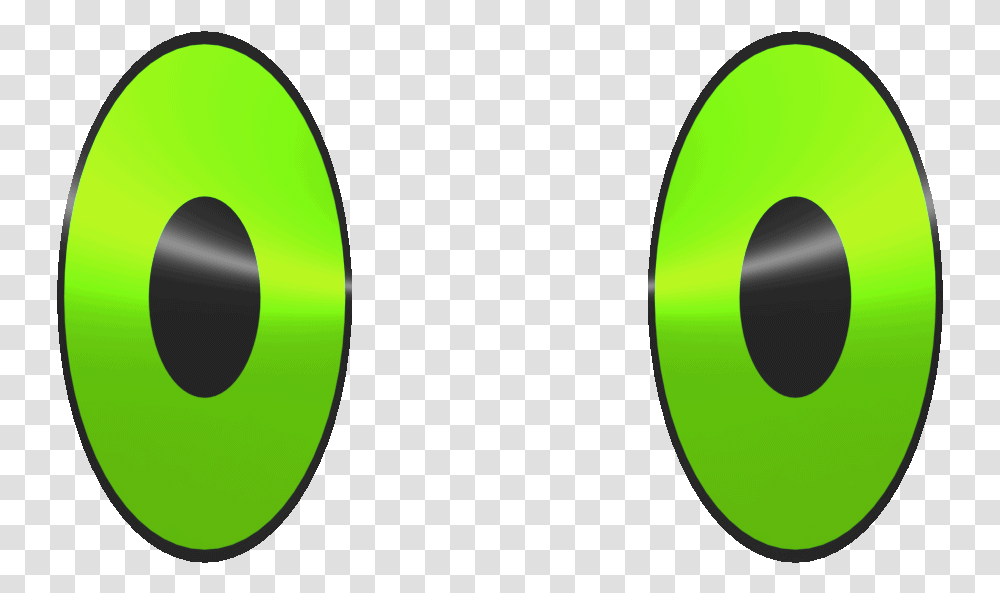 Download Lime Green Oval Eyes Circle, Symbol, Logo, Text, Number Transparent Png