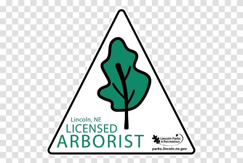 Download Lincoln Parks And Rec Arborist One Life Tree Lincoln Parks And Rec, Triangle, Symbol, Plant, Leaf Transparent Png