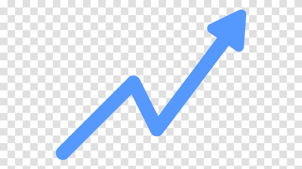 Download Line Graph Going Up Line Going Up, Word, Symbol, Logo, Trademark Transparent Png