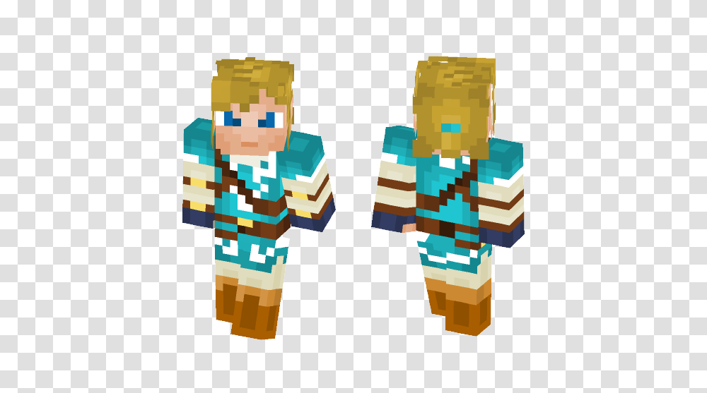 Download Link Zelda Breath Of The Wild Minecraft Skin For Free, Toy Transparent Png