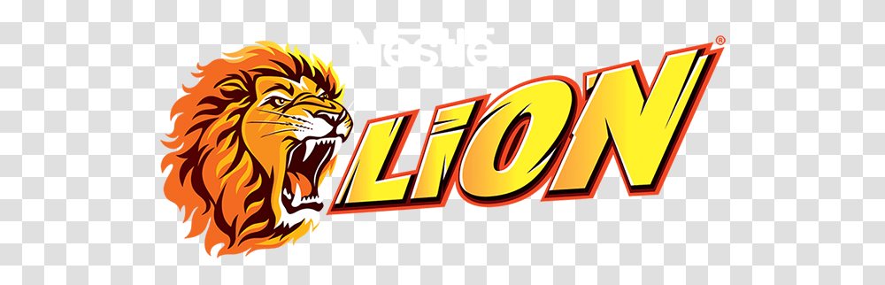 Download Lion Lion Black White Nestle Image With No Nestle Lion Logo, Tiger, Wildlife, Mammal, Animal Transparent Png