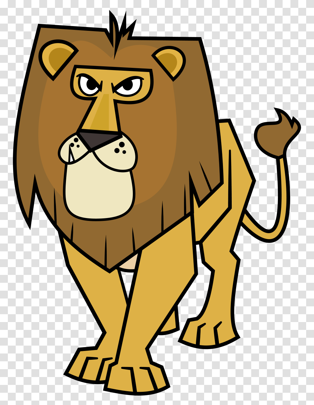 Download Lion Total Drama Animals, Poster, Advertisement, Leisure Activities, Mammal Transparent Png