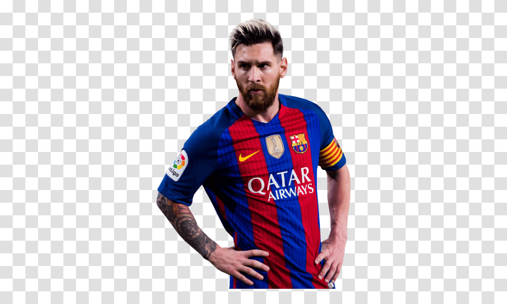 Download Lionel Messi Free Image And Clipart, Sleeve, Person, Shirt Transparent Png