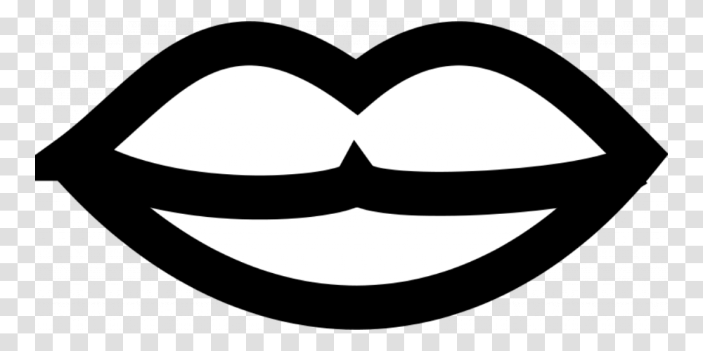 Download Lips Image Black And White Clipart Lip Clip Art, Lamp, Mustache, Stencil Transparent Png