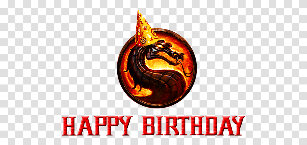 Download Liu Kang Warner Home Video Mortal Mortal Kombat Logo, Dragon, Bonfire, Flame,  Transparent Png