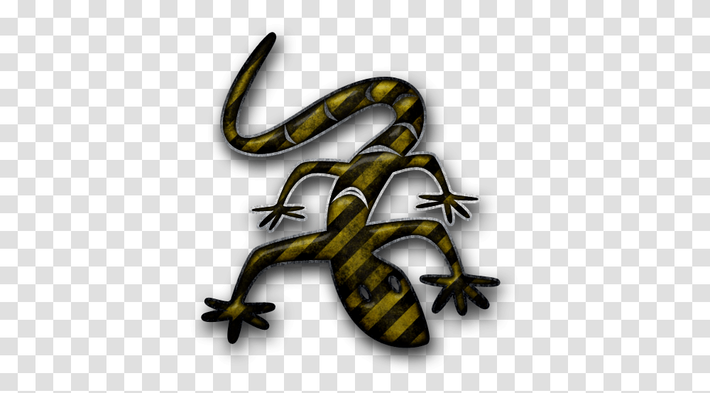 Download Lizardpngtransparentimagestransparent Striped Reptile Yellow Black, Animal, Amphibian, Wildlife, Gecko Transparent Png