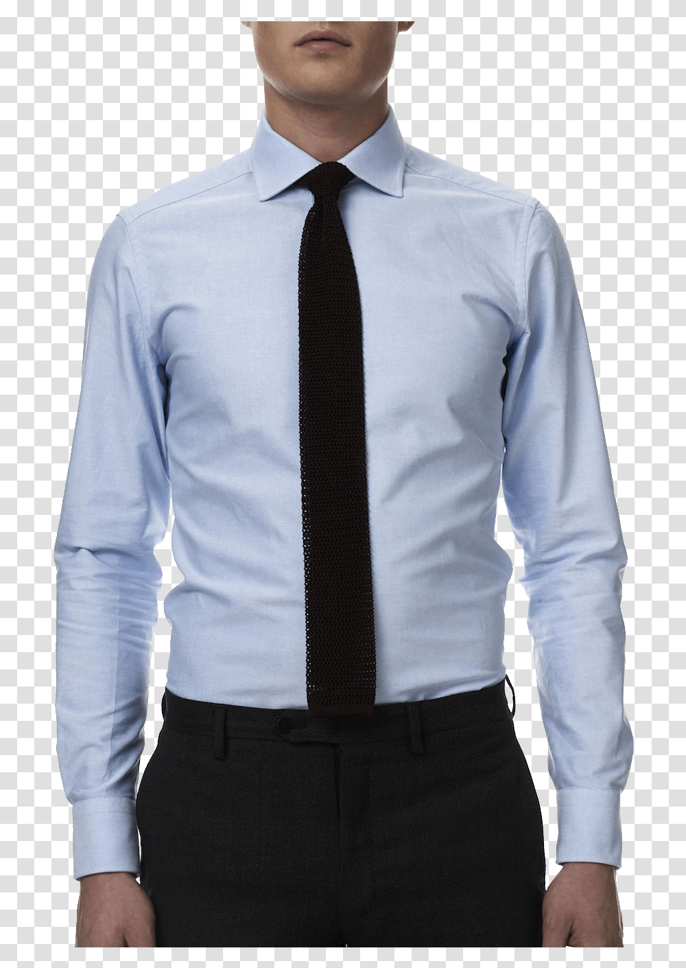 Download Llight Blue Dress Shirt Black Tie Image For Free Blue Shirt Black Tie, Accessories, Accessory, Clothing, Apparel Transparent Png