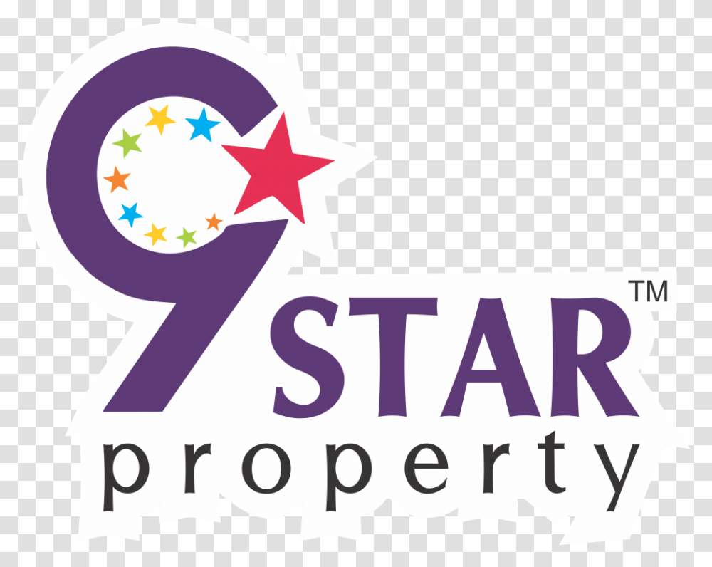 Download Logo 9 Star Logo, Symbol, Text, Star Symbol, Trademark Transparent Png