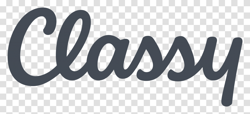 Download Logo Classy San Diego Logo Classy Org, Text, Handwriting, Alphabet, Calligraphy Transparent Png