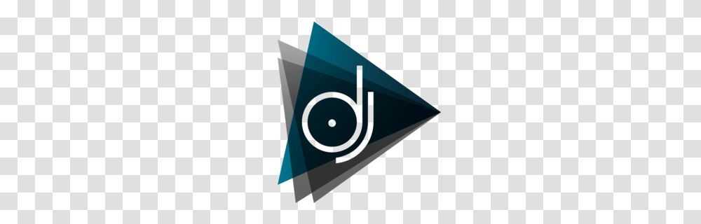 Download Logo Dj Clipart Disc Jockey Clip Art, Triangle, Trademark Transparent Png