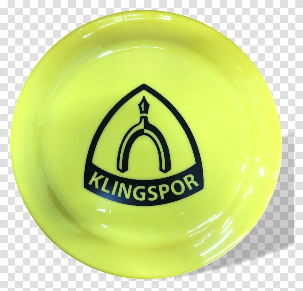 Download Logo Frisbee Image With No Klingspor, Toy, Pottery, Saucer, Bowl Transparent Png