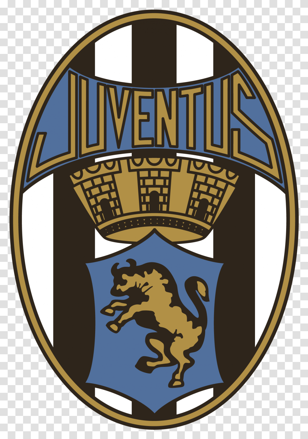 Download Logo Juventus Old Juventus Logo, Symbol, Trademark, Badge, Emblem Transparent Png