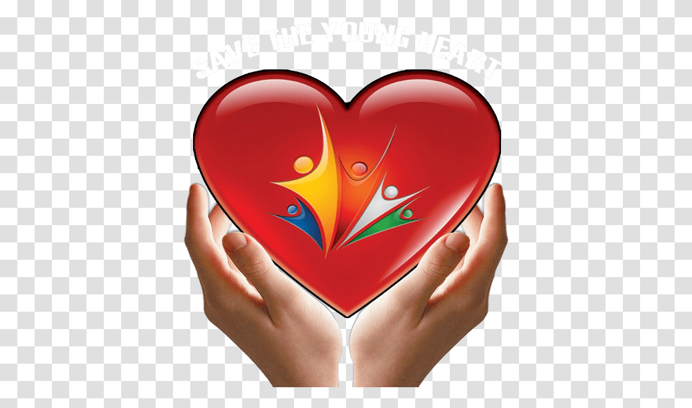 Download Logo Save Heart Full Size Image Pngkit Heart, Person, Human, Hand Transparent Png