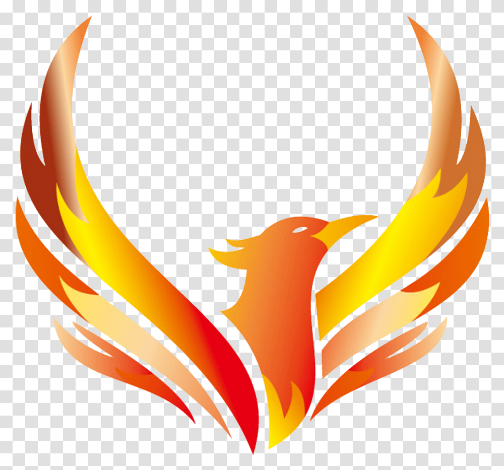 Download Logo Vector Design Illustration Phoenix Hd Image Phoenix Bird Logo, Banana, Fruit, Plant, Food Transparent Png