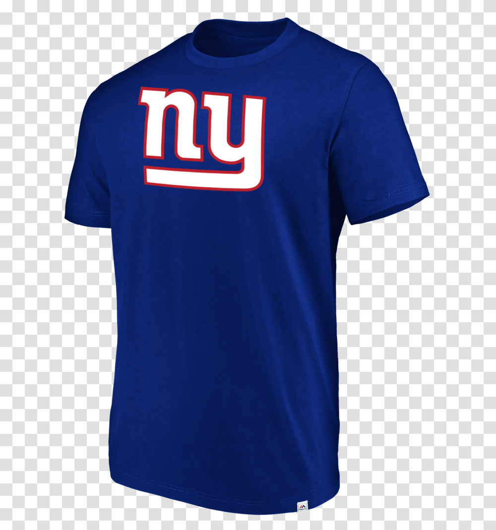 Download Logos And Uniforms Of The New York Giants Full New York Giants, Clothing, Apparel, Shirt, T-Shirt Transparent Png