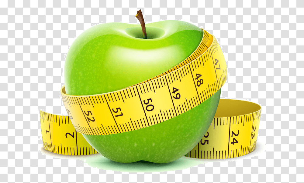 Download Loss Management Apple Weight Dieting Healthy Diet Apple Diet, Plant, Fruit, Food, Birthday Cake Transparent Png