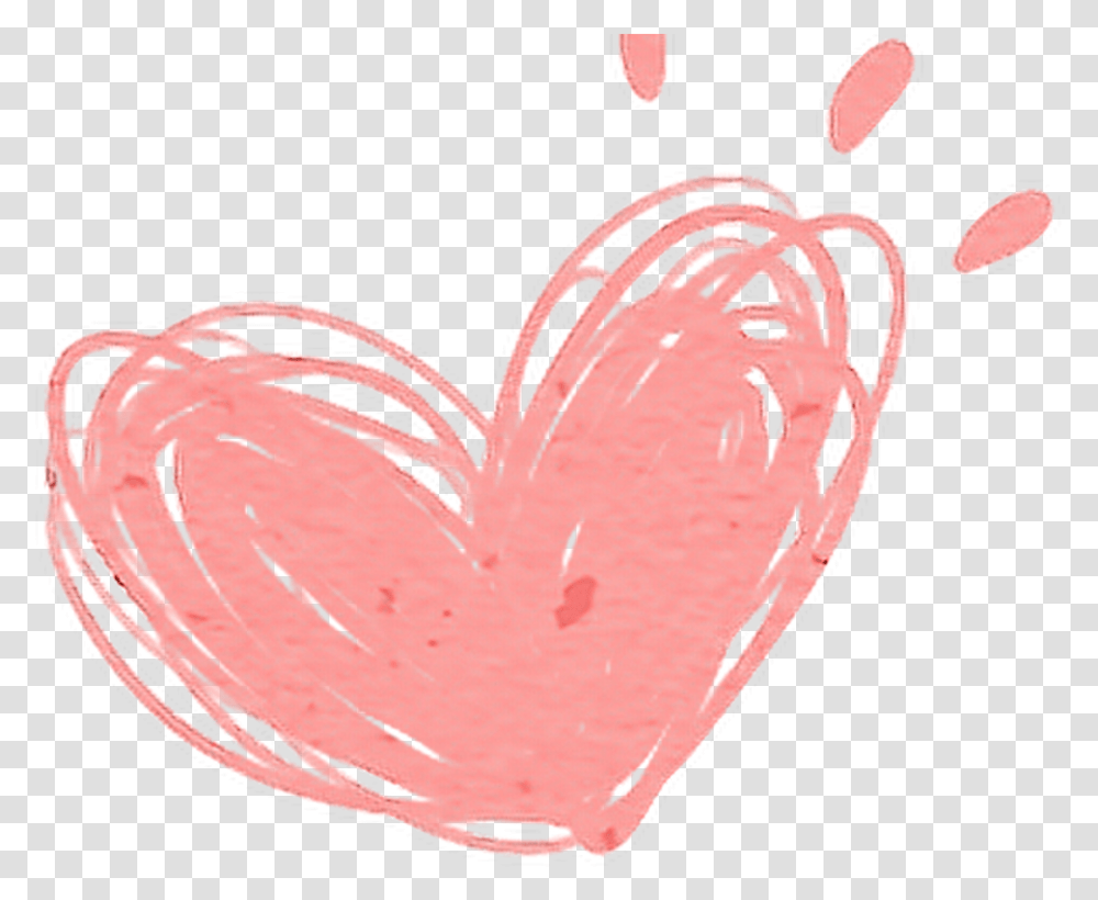 Download Love Cute Heart Hearts Pink Lovely Peach Peachy Cute Background Heart, Cushion, Mouth, Lip Transparent Png