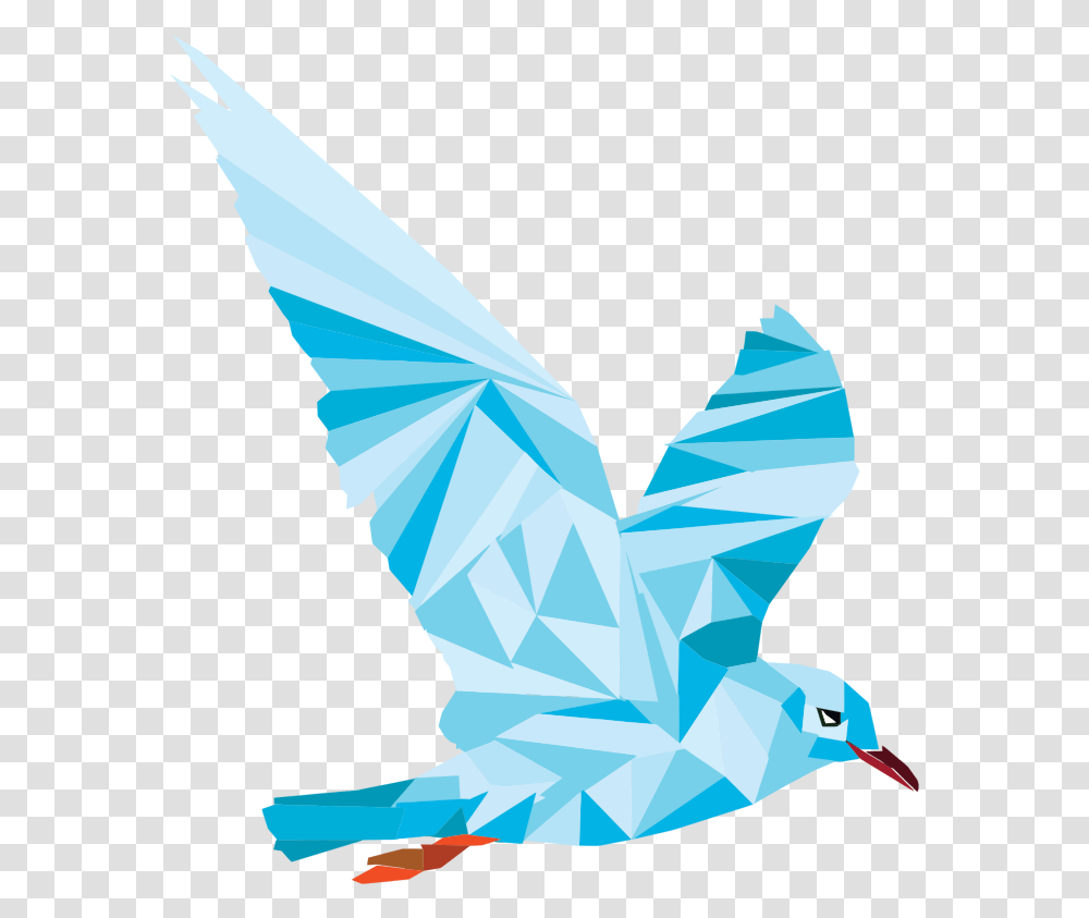 Download Low Poly Blue Bird Pigeons And Doves Full Size Hummingbird, Art, Outdoors, Ice, Nature Transparent Png