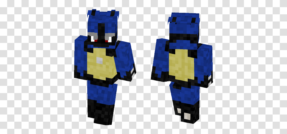 Download Lucario Pokemon Minecraft Skin For Free Shaded Minecraft Skin Template Muscle, Toy, Couch, Furniture Transparent Png