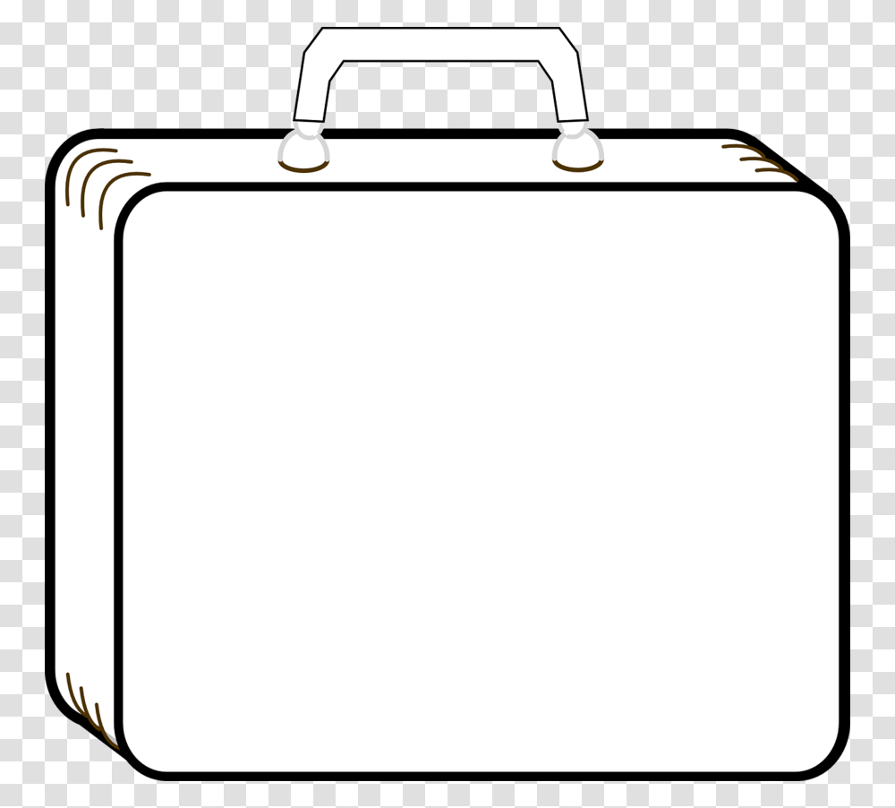 Download Luggage Black And White Clipart Baggage Suitcase Clip Art, Briefcase Transparent Png