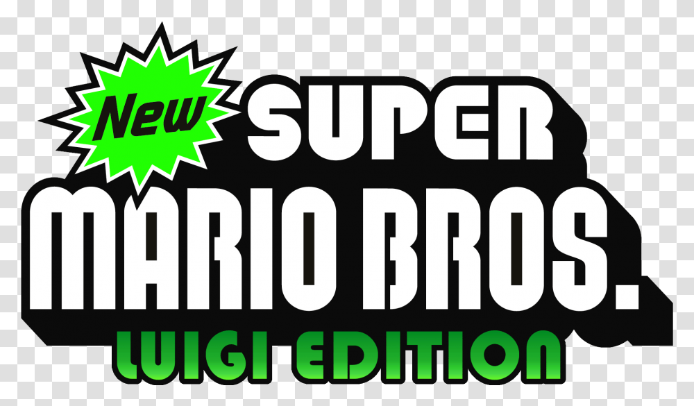 Download Luigi Edition Is A New Bros Nintendo Logo New Super Mario Bros, Text, Word, Alphabet, Plant Transparent Png