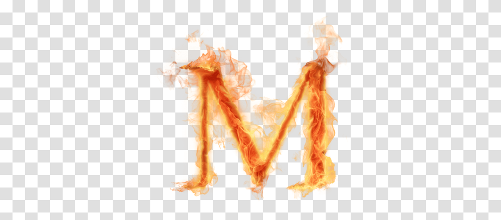 Download M Alphabet Hq Image M Alphabet In Fire, Mountain, Outdoors, Nature, Bonfire Transparent Png