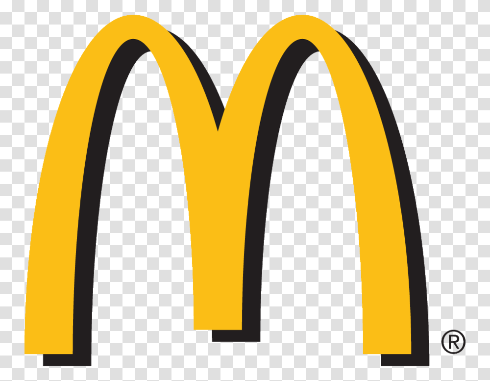 Download M Mcdonald Clipart Mcdonalds Clip Art Hamburger, Logo, Trademark, Badge Transparent Png